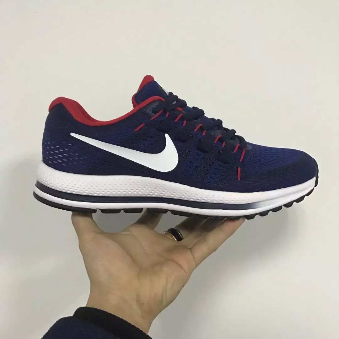 Nike Air Zoom Pegasus V12 Deep Blue Red Shoes - Click Image to Close